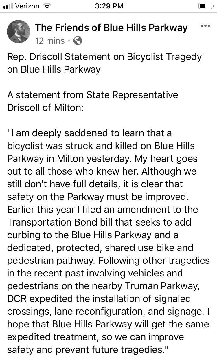 State Rep. Bill Driscoll responds